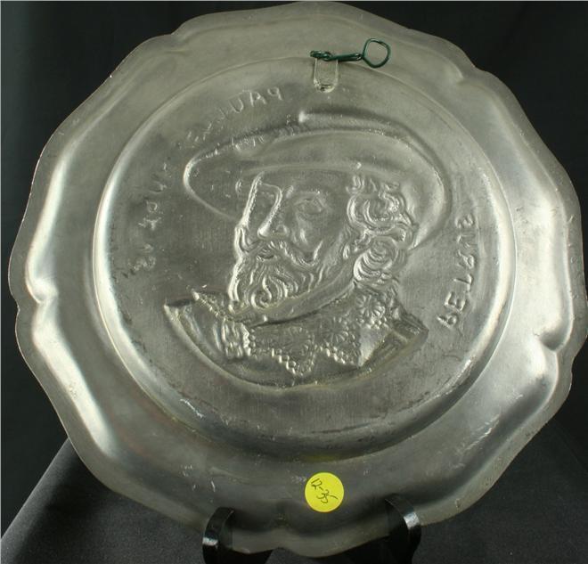 Plate Decorative Peter Paul Rubens Pewter