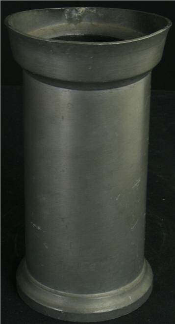 HEAVY Vintage French 1/2 Liter Pewter Cup