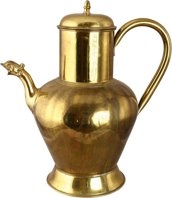 Pitcher Metalware Dragon Spout Brass Metal