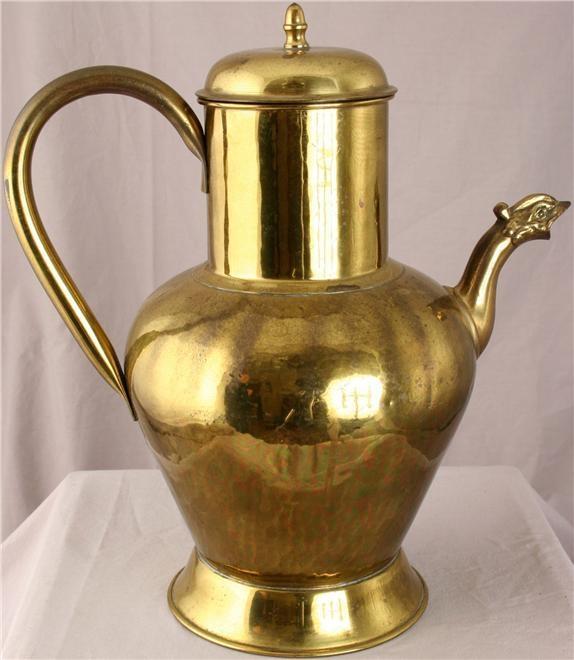 Pitcher Metalware Dragon Spout Brass Metal