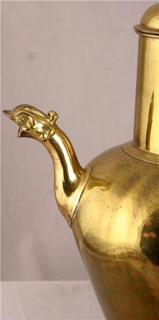 Pitcher Metalware Dragon Spout Brass Metal