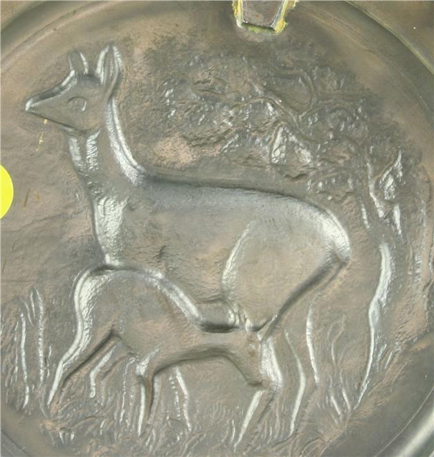 Plate Angel Stamp Decorative Pewter 1950
