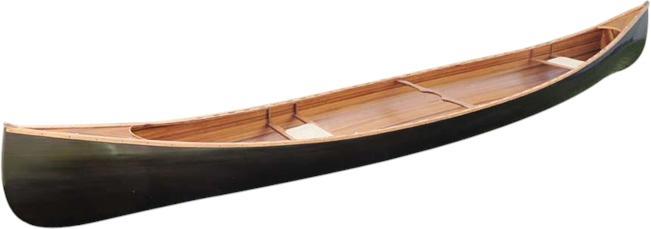 Canoe 18-Ft Dark Stained Marine Vanish
