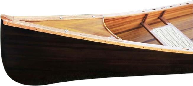 Canoe 18-Ft Dark Stained Marine Vanish