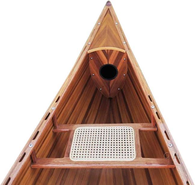 Canoe 18-Ft Dark Stained Marine Vanish