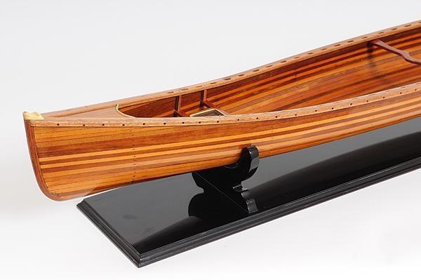 Model Boats Sailing Canadian Canoe Rattan