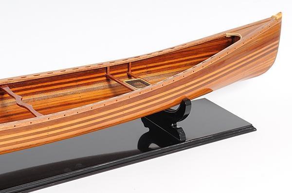 Model Boats Sailing Canadian Canoe Rattan