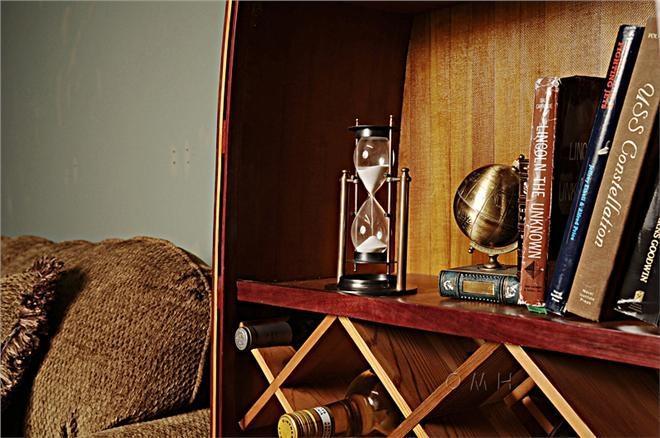 Sand Timer Brass Two-Tone Antique 2-Tone