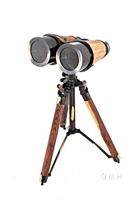 Binoculars Victorian Tripod Bright Annealed