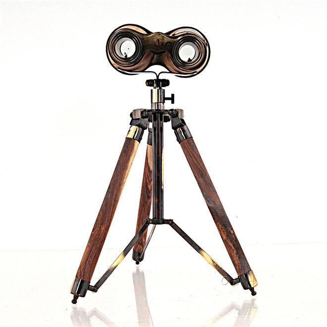 Binoculars Victorian Tripod Bright Annealed