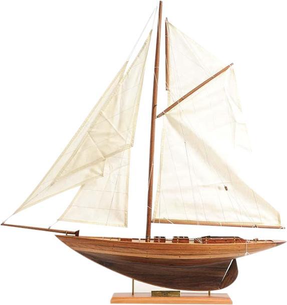Model Sailboat Pen Duick Boat Solid Wood