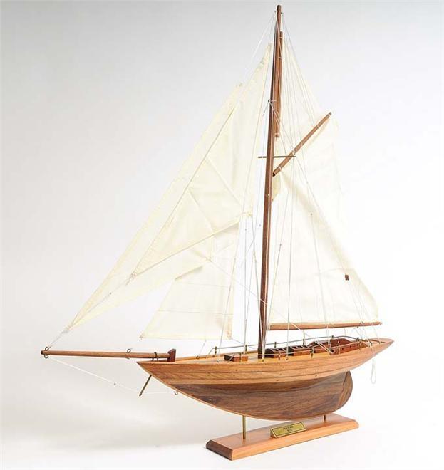 Model Sailboat Pen Duick Boat Solid Wood