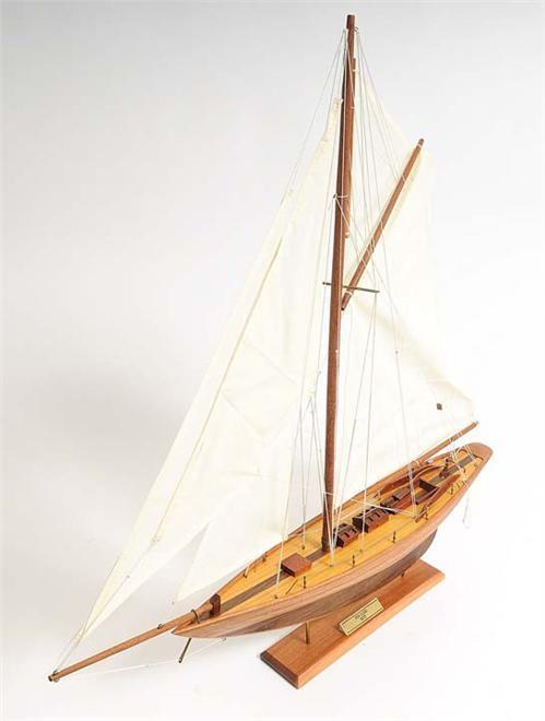 Model Sailboat Pen Duick Boat Solid Wood