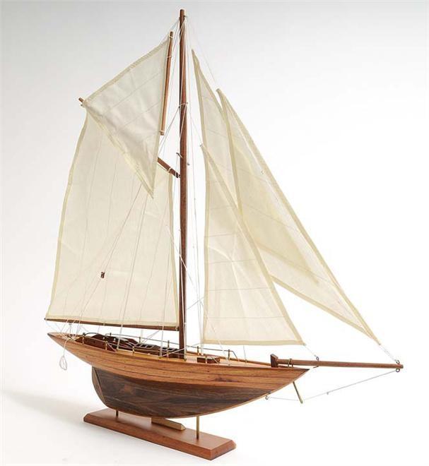 Model Sailboat Pen Duick Boat Solid Wood
