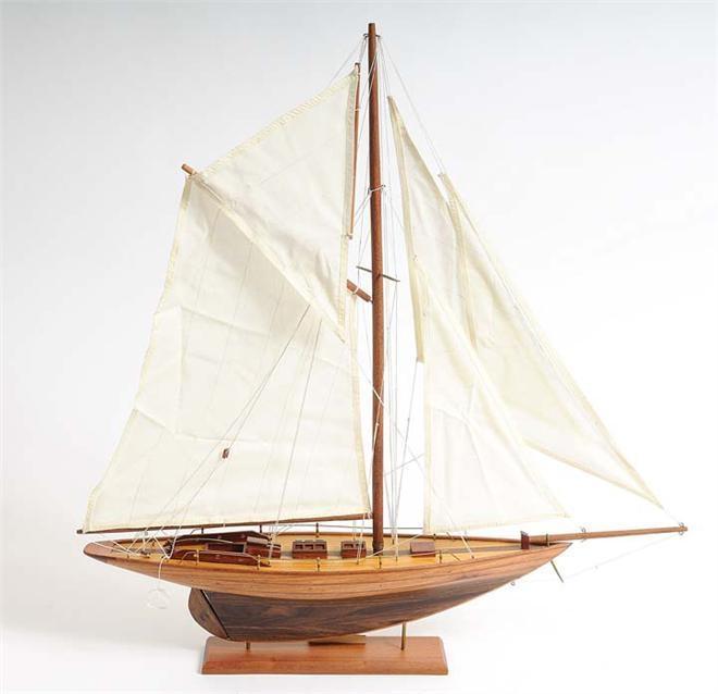 Model Sailboat Pen Duick Boat Solid Wood