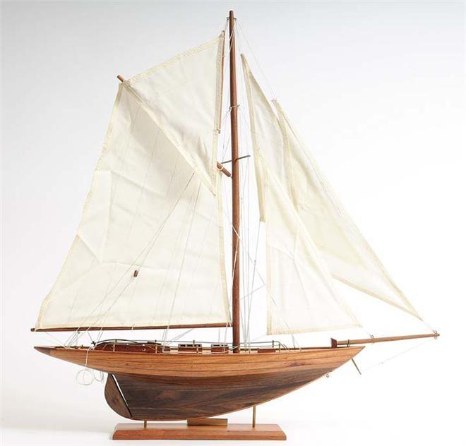 Model Sailboat Pen Duick Boat Solid Wood