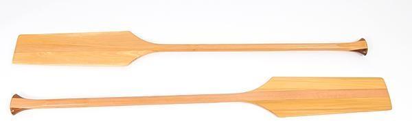 Canoe Paddles Pair Fiberglass Varnish New