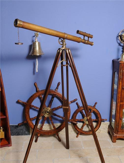 Telescope Nautical Double Barrel Tripod