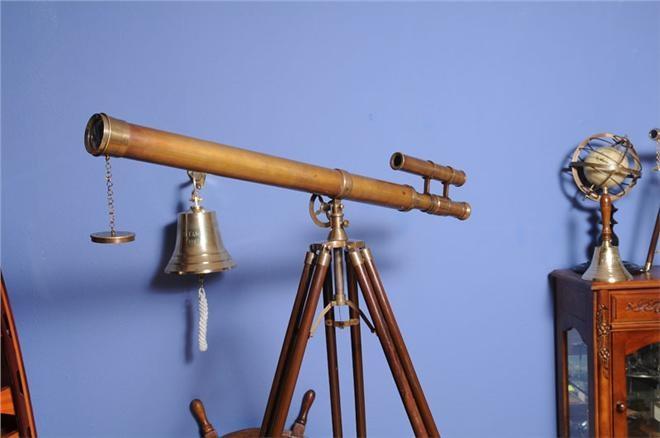 Telescope Nautical Double Barrel Tripod