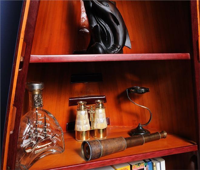 Binoculars Mother Of Pearl Wood Box New