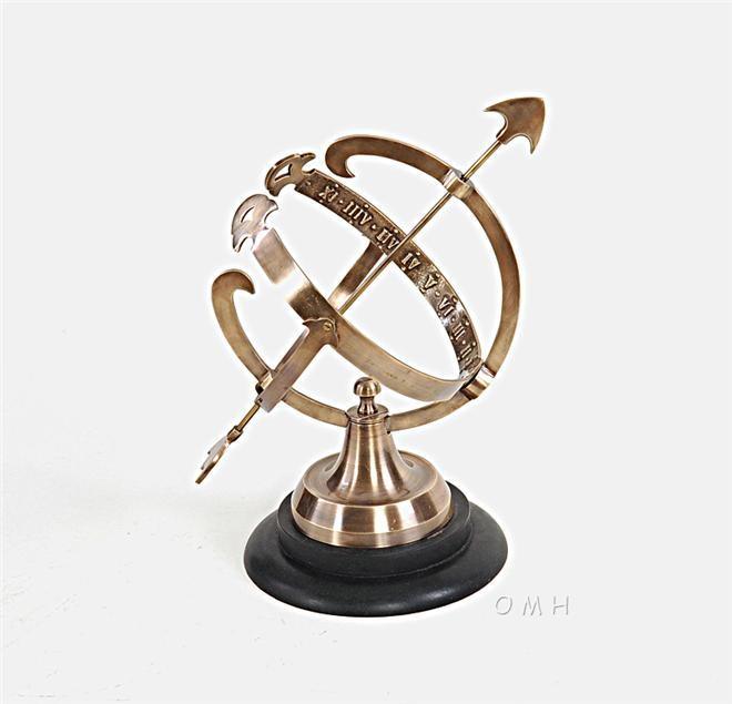 Armillary Sphere Two-Tone Antique Dark