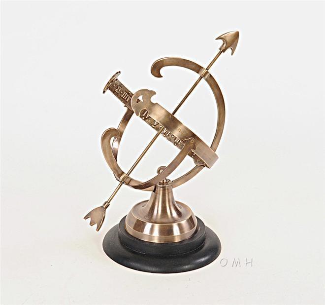 Armillary Sphere Two-Tone Antique Dark