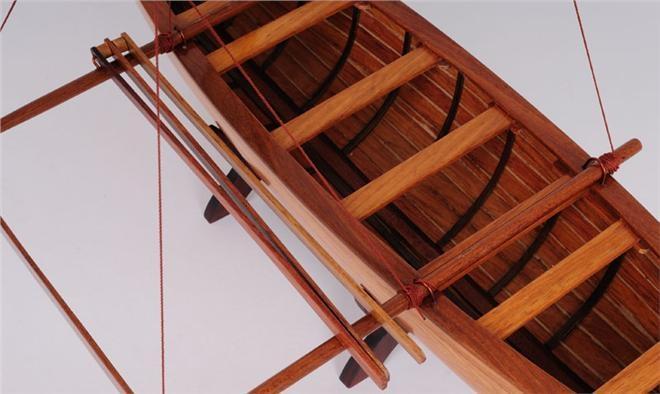 Model Canoe Hawaiian Wood Cedar New