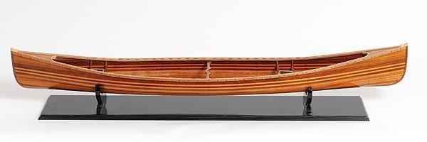 Model Boats Sailing Canadian Canoe Rattan