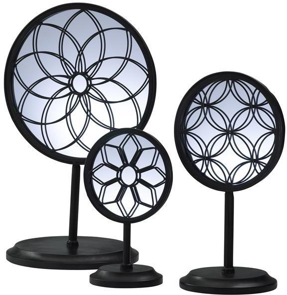 Table Mirror CYAN DESIGN Spirograph Stands