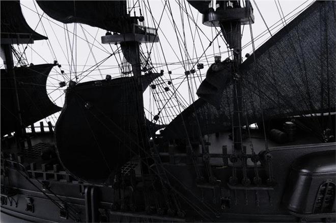 Model Pirate Ship JACK Black Pearl Boats