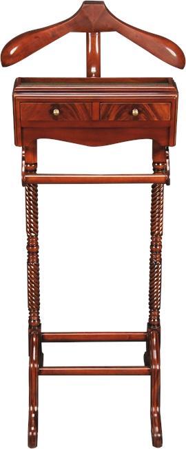 Valet Dovetailed Drawers Solid Mahogany New