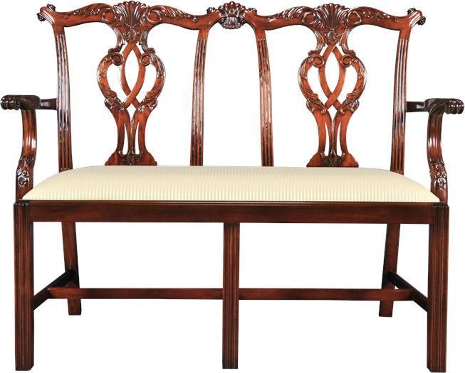 Chair Accent CAMBRIDGE Chippendale Tapered
