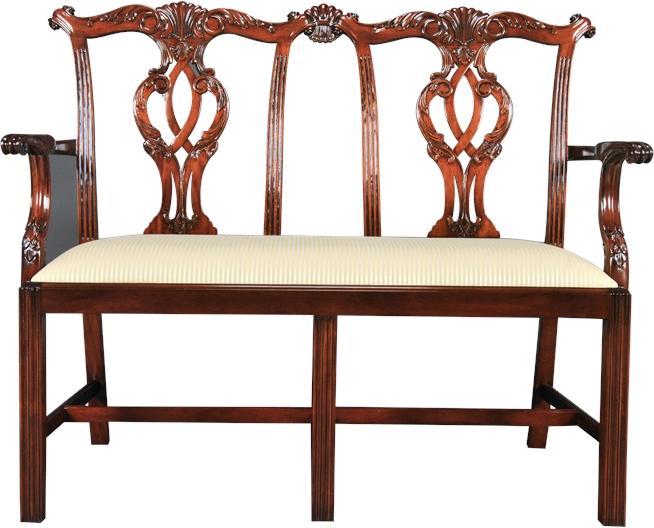 Chair Accent CAMBRIDGE Chippendale Tapered