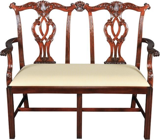 Chair Accent CAMBRIDGE Chippendale Tapered