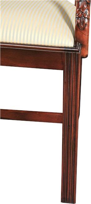 Chair Accent CAMBRIDGE Chippendale Tapered