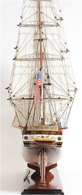Model Ship USS Constellation Wood Base 100%
