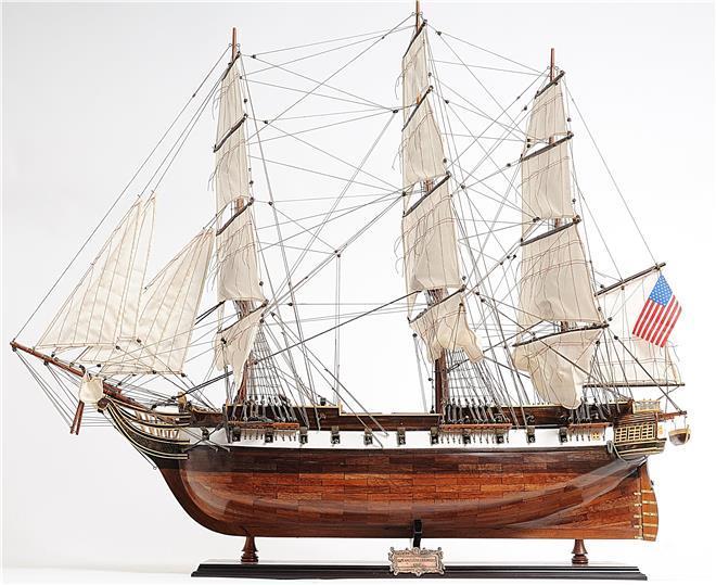 Model Ship USS Constellation Wood Base 100%