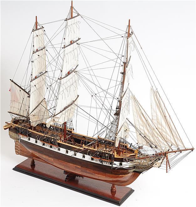 Model Ship USS Constellation Wood Base 100%