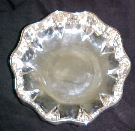 Fruit Bowl Silver Plate Hammer Polished Finish Italy
