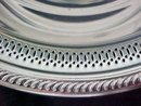 Silver Plated Fruit Bowl Ornate Cut-out Design