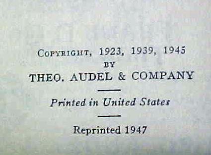 Audels Carpenters & Builders Guide Set 1947