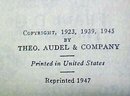 Audels Carpenters & Builders Guide Set 1947