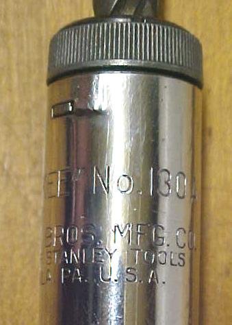 Stanley Yankee Screwdriver Ratchet No. 130A w/Hex Adapter