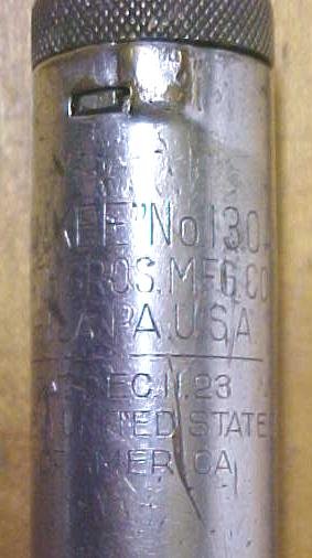 North Brothers Yankee Screwdriver Ratchet No. 130A