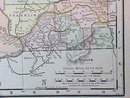 Map Washington & Oregon 1907 Antique
