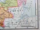 Antique Map Mexico & Central America 1907 Rand McNally