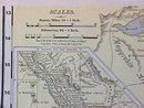 Antique Map Egypt & Algeria, Tunis 1907