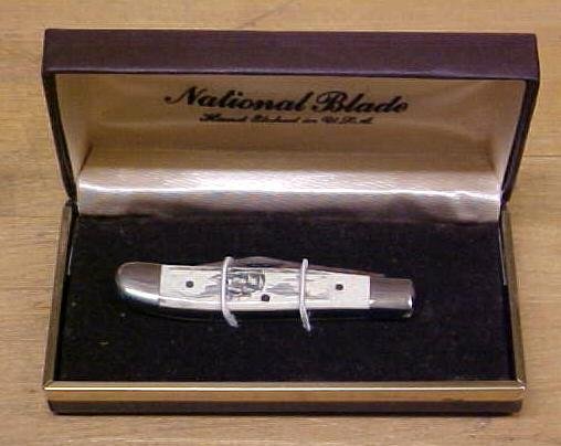 National Blade Hand Etched Knife Flying Cloud