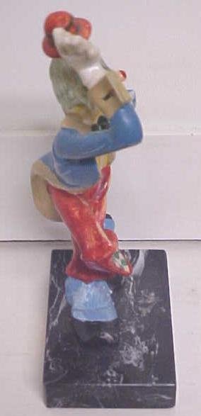 Clown on Marble Base Made in Italy Depose 945