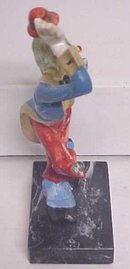 Clown on Marble Base Made in Italy Depose 945